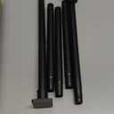 Shower Curtain Rod Adjustable 31-79", Anti-Rust Shower Rod & Spring Tension Shower Rod No Drill, Black Shower Curtain Rod for Bathroom Tension Rod