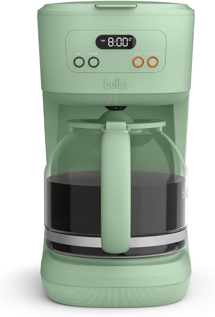 bella 12 cup Programmable Coffee Maker (Seaglass)