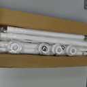 ENJOYBASICS 2 Pack Adjustable Spring Tension Curtain Rods 32 to 54 Inches, Stainless Steel White Shower Rod No Drilling for Window, Bathroom, Closet, Room Divider, 7/8" Diameter