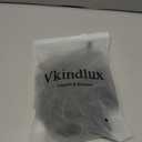 Vkindlux Women's LaceLingerie Set Sexy Bra & Panty with Strappy Details, Black, Size L