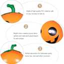 NUOBESTY Halloween Inflatable Pumpkin Decorations Waterproof Pumpkin Ball Outdoor Halloween Decorations for Yard, Garden, and Lawn