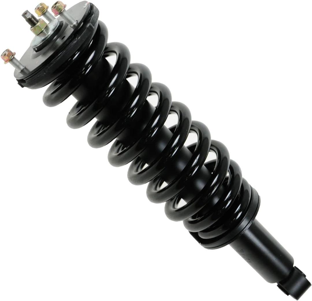 TRQ Front Right Complete Strut & Coil Spring Assembly Passenger Side Compatible with 2000-2006 Toyota Tundra
