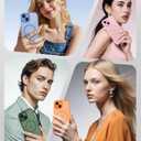 TOCOL for Phone 14 Case, Compatible with Magsafe Charger, Full Camera Protection, Drop Protection, Translucent Matte Phone Case for iPhone 14 6.1 inch (Orange)