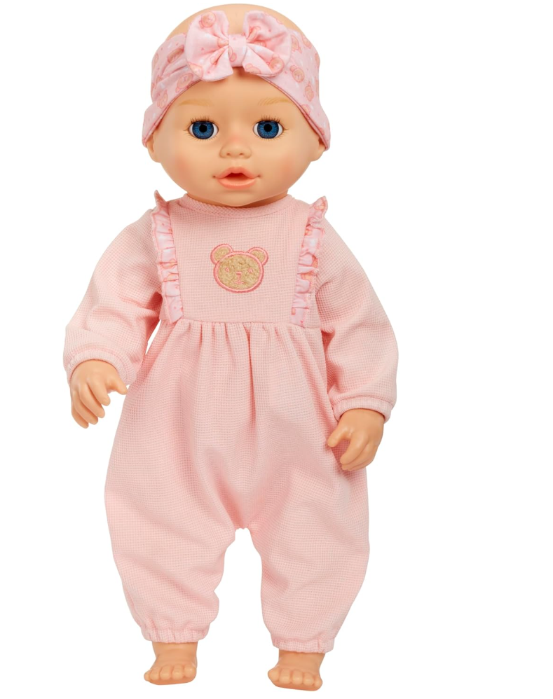 Baby born Learn to Walk Baby Doll Annabell - Blue Eyes: Realistic Features for Kids Ages 3+, Walks, Crawls, Sits & Kicks, Eyes Open & Close, Multiple Sound Effects