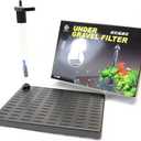 CORISRX Under Gravel Filter 7.8"x5.5" Undergravel Filteration for Fish Tank Air Pump