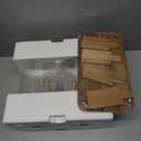 2 PCS 1.5 Gallon Drink dispenser, Glass Beverage Dispenser With Wood Stand, Large Water Drink Dispensers for Parties With Stainless Steel Spigot, Ideal for Lemonade,Juice, Tea, and Party Drinks