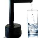 2in1 Water Dispenser Foldable Automatic Drinking Water Pump for 5 Gallon Bottle Type-C Portable Water Jug Dispenser for Home,Office,Camping (Acrylonitrile Butadiene Styrene (ABS), Black)