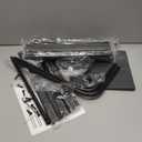 Coat Rack Shoe Rack With Storage Shelf Freestanding with 8 Hooks for Entryway Bedroom Closet 4 Tier, Black