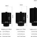 ALEGI Aquarium Sponge Filter 30 Gallon,Quiet Sponge Filter with Air Stone for Betta Fry Shrimp and Small Fish (3 pcs)