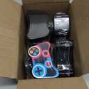 Mifoci 6 Pcs Plastic Video Game Party Cups with Straw and Lid 10oz Gamer Birthday Themed Drink Cups 7th Video Game Party Favors for Kids Toddlers Gamer Birthday Supplies (Blue,Rose)