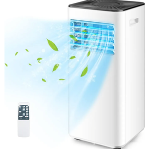 Portable Air Conditioner 10000 BTU, 3-in-1 AC Unit with Dehumidifier, Fan Modes, 24H Timer, Remote Control, Window Kit, Quiet AC Unit Cools Rooms to 350 Sq.Ft