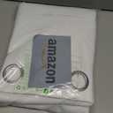 NICETOWN White 100% Blackout Curtains 45 inches Long, 2 Thick Layers Completely Blackout Window Treatment Thermal Insulated Lined Drapes for Small Window (1 Pair, 42 inches Width Each Panel)