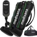 Medisana Leg Massager with Heat and Compression, Full Leg & Foot Massager Compression Boots with 6 Modes, 5 Intensity and 3 Heat for Circulation and Pain Relief - Gifts for Mom, Dad, Athletes, Gym