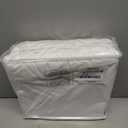 Linenspa Waterproof Mattress Protector, Queen Size Fitted Sheet Style, Breathable, Machine Washable & Dryer Safe, White