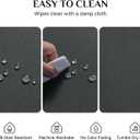 Softalker Rectangle Tablecloth, Waterproof & Stain Resistant Table Cloths Wrinkle Free Fabric Washable 210GSM Polyester Table Cover for Dining/Party/Outdoor - 52 x 70 inch,Grey