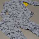 PATPAT Toddler Pajama Set with Premium Soft Wool & Tencel Blend, Snug Fit Pjs Temp-Balancing Sleeper for Kids Baby Boy Girl (9-12 Months, Bunny Bluebell)