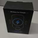 Wireless Car Charger, Fast Charging Phone Holder 3 in 1 Phone Mount Auto Clamping Car Accessories Compatible with iPhone 17 16 15 14 13 12 11 Xs XR, Samsung S23 Ultra S22 S21 S20/S10+ S9+ Note 9 (Black)