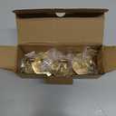 Adhesive Hooks Heavy Duty Waterproof in Shower Hooks for Hanging Loofah, Towels, Clothes, Robes for Bathroom Removable Adhesive Wall Hooks Door Hook Stainless Steel Stick on Hooks 4 Pcs (Gold)