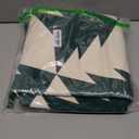 jinchan Round Christmas Rug for Entryway Bedroom 4ft Circle Holiday Rug for Living Room Printed Green Christmas Tree 4' Xmas Decor Washable Indoor Carpet for Foyer Non-Slip