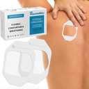 Houseables Waterproof Bandages, Transparent Film Dressing, Waterproof Bandages Post Surgical, for Wound Cover, Showering, Patches for Skin, Swimming, Tattoo, Medical, IV, Clear, 2 3/8 x2 3/4, 100 Pack