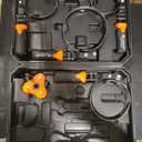 Oil Filter Wrench Set, 8 Piece Adjustable Oil Filter Wrenches 2-3/4" to 5-1/4", 9" & 12" Universal Oil Filter Removal Tool with 1/2" to 3/8" Adapter, Organized in Storage Case (5-Piece Set)