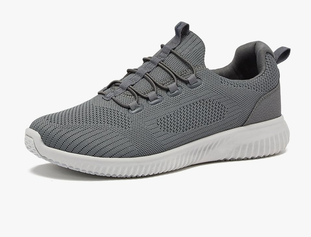 Avia Air Slip On Shoes for Men - Casual Comfortable Athletic Tennis Walking Sneakers for Men with Memory Foam - Size 15 - , Grey