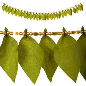 Toran Bandanwaar Artificial Leaf Patta Garland for Wall Door Hanging Home Temple Festival Wedding Function Party Decoration Dcor and Gifting (Design 2)