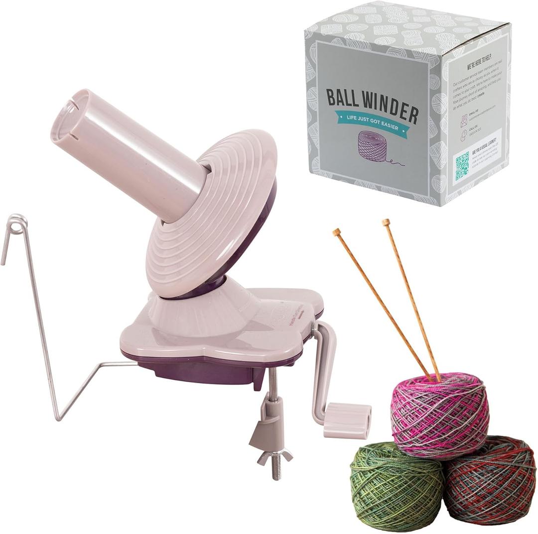 Knit Picks Hand Operated Yarn Ball Winder (Purple)