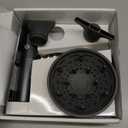 slopehill Professional Ionic Hair Dryer with Diffuser - Lightweight, Compact, Powerful & Fast Salon Blow Dryer with High Speed Brushless Motor for Travel, Women & Men (Ceramic, Black)