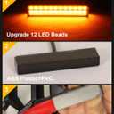 4Pcs Amber Grill Lights for 2024 2025 Toyota Tacoma LED Grille Marker Light 4th Gen Tacoma Accessories Front Bumper Raptor Lamp