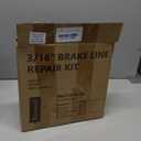 25 ft 3/16 Copper Coated Brake Line Kit (Includes 16 Fittings and 4 Unions Brake Line Fittings) + Double & Single Flaring Tool Kit