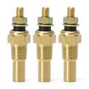 Oil Water Temperature Temp 1/8 NPT Sensor Unit Sender Electric Gauge Pack of 3