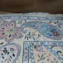 Area Rug 6x9 Vintage Rug: Washable Indoor Medallion Rugs Low Pile Distressed Floor Carpet Retro Accent Rug for Living Room Bedroom Kitchen Dining Table Home Office(Green/Yellow, 6'x9')