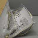 USumkky 25" Table Lamps Set of 2 - Modern Bedside Lamps for Living Room - White Washed Ceramic Nightstand Lamps for Bedroom