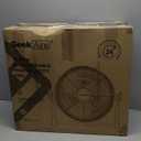 Geek Aire 12" Portable Battery Operated Fan with Metal Blade, 360 Vertical Tilt, 24h Run Time Cordless Fan for Camping Travel Tent Hurricane Home