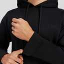 Zylioo Men Tall Sweatshirt Crewneck Pullover Long Fit Soft Casual Sweatshirt Top for Tall Men Daily Wear (Black, M)