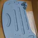 Wheelchair Tray Table with Cup Holder - Removable Wheelchair Desk Lap Board for Nursing Patient Eating Aid, Fits Wheelchair Arms of Distance 16" - 20" (Grey)