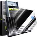 WSKEN for Samsung Galaxy S25 Ultra Privacy Screen Protector - [24 Anti-Spy] [0.02s Fingerprint Unlock] [Auto Dust Remove] [Zero Bubble] Top Durable 9H+ Tempered Glass Case Friendly, 4 Pack