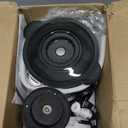 GANIZA Food Processors, Electric Food Chopper with Meat Grinder & Vegetable Chopper - 2 Bowls (8 Cup+8 Cup) with Powerful 450W Copper Motor - Includes 2 Sets of Bi-Level Blades for Fruits/Meat/Nuts (Black)