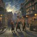 Ceaco - Thomas Kinkade - Harry Potter - Wizarding World - Diagon Alley - 1000 Piece Jigsaw Puzzle
