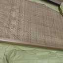 SOFE Woven Rattan Bulletin Board with Wood Frame, 20 26 Inches Decorative Pin Boards for Walls, Boho Message Boards, Home Kitchen Office Wall Organizer, Vertical or Horizontal, 26" x 20.1"