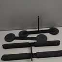 Tight Line Enterprises Magnetic Fishing Rod Racks for Vehicle  (Truck or SUV) with Ferrous Metal Hood and Roof (Black)