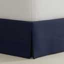 Bed Makers Never Lift Your Mattress Bed Skirt, Designed for Box Spring Beds, Split Corners, 14 Inch Drop Length, King, Navy