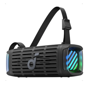 Soundcore Boom 3i by Anker, Compact Outdoor Speaker, IP68 Waterproof, Floating Playback, Saltwater-Resistant, BassUp 2.0, 50W Portable Speaker, Bluetooth 5.3, 16H, TWS, Kayak/Fishing/Camping