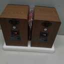 Elimavi Passive Bookshelf Speakers, Requires a Receiver or Amplifier, Brown