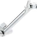 NearMoon Adjustable Shower Arm Universal Connection, Extension Arm, Adjust Angle to Upgrade Shower Experience, Easy to Install, Anti-leak (5 Inch, Chrome Finish)