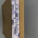 The Mode Art 4 panel Grey and Navy blue Flowers White Wood Wall Art Canvas Print Style of Watercolor Painting Vintage Floral Wall Decor for Kitchen Bathroom Bedroom Each :16x16 inch