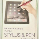 Retractable 2-in-1 Stylus & Pen 3 Piece Set