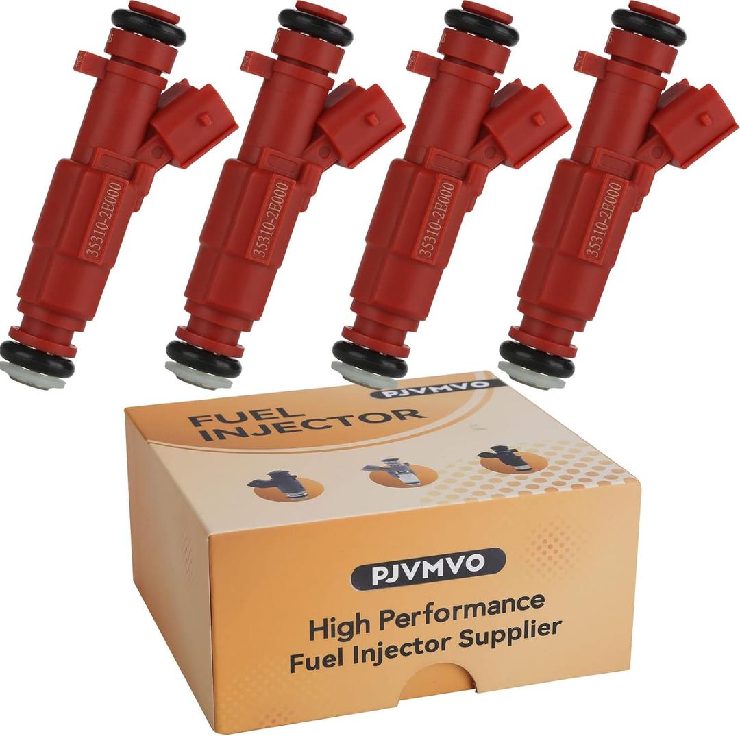 35310-2E000 OE 1.8L Performance Fuel Injectors,Compatible with/Hyundai 1.8 Elantra 2011 2012 2013 2014 2015 2016,Compatible with/Kia Forte 2014-2016, 12 Holes, Set of 4