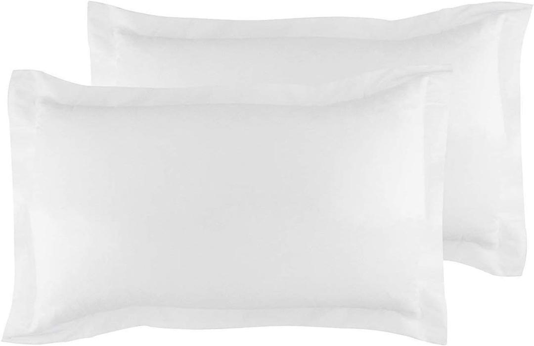 Pack of 2 Pillowcases, Egyptian Cotton, Queen 20'x30'